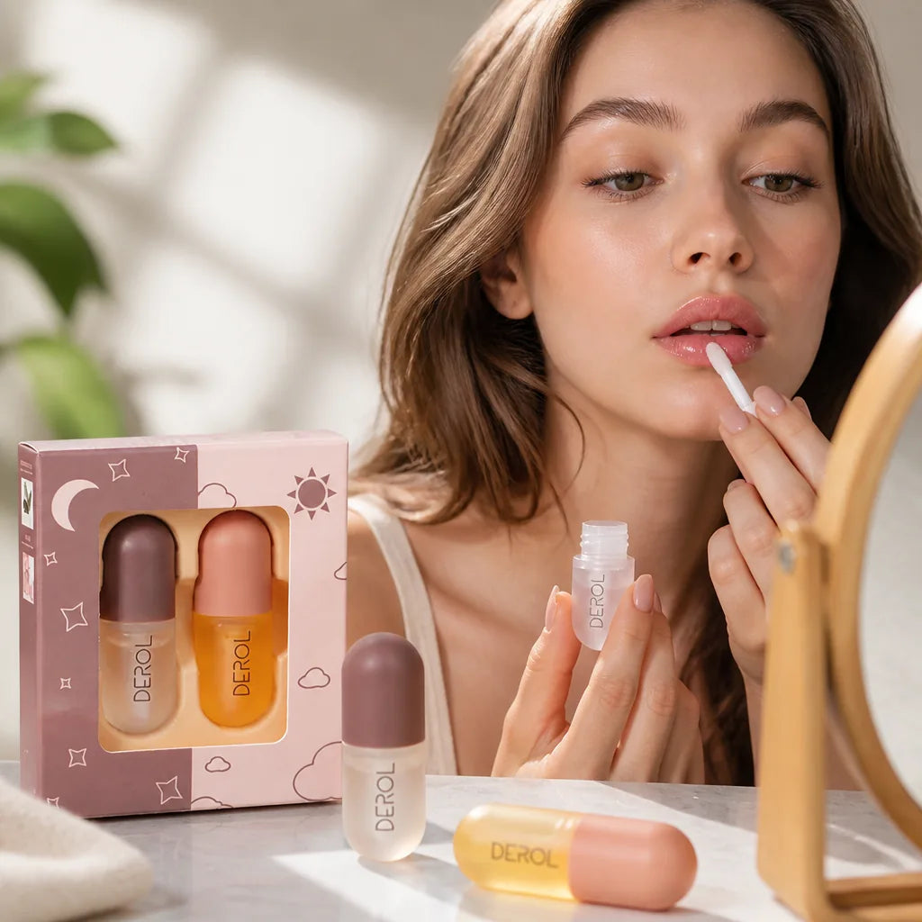 Lip Plumping Kit Instant Natural Serum Vitamin E