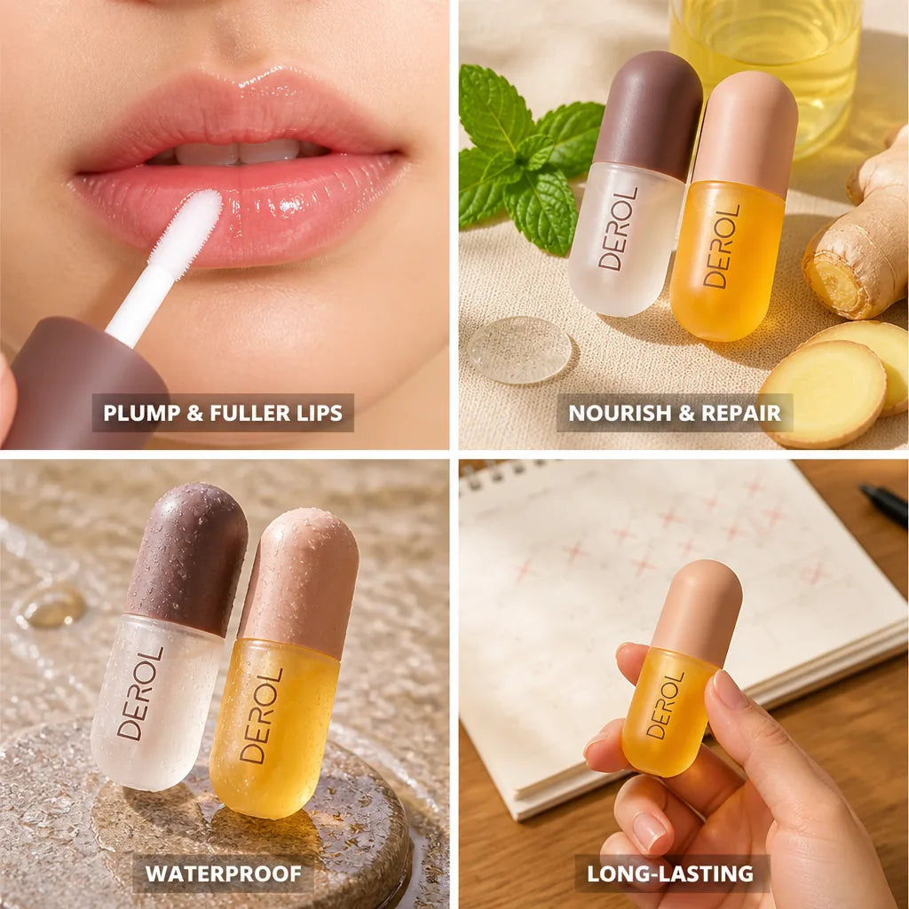 Lip Plumping Serum Day & Night Ginger & Mint