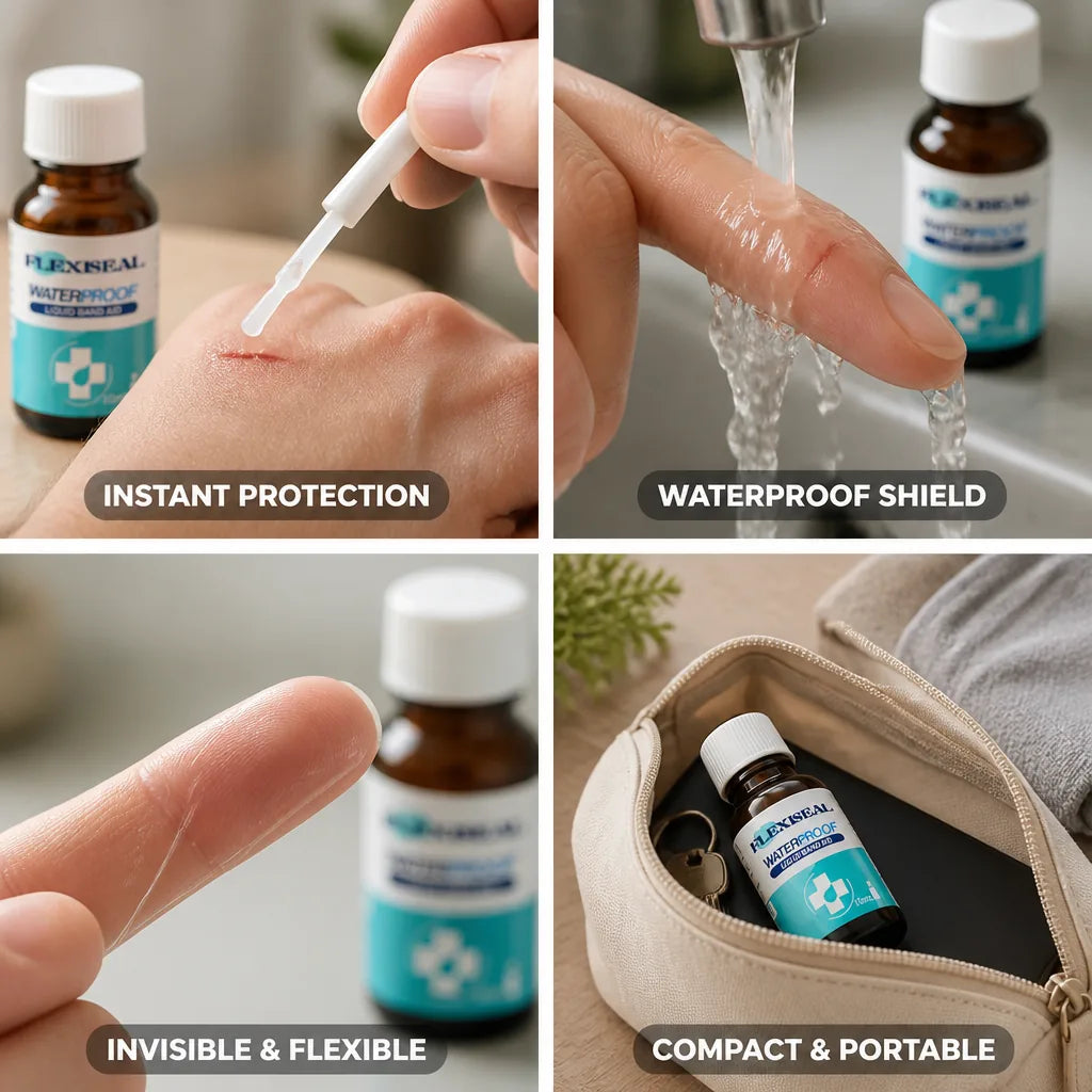 Liquid Bandage Quick-Dry Waterproof Alcohol-Free 10ml