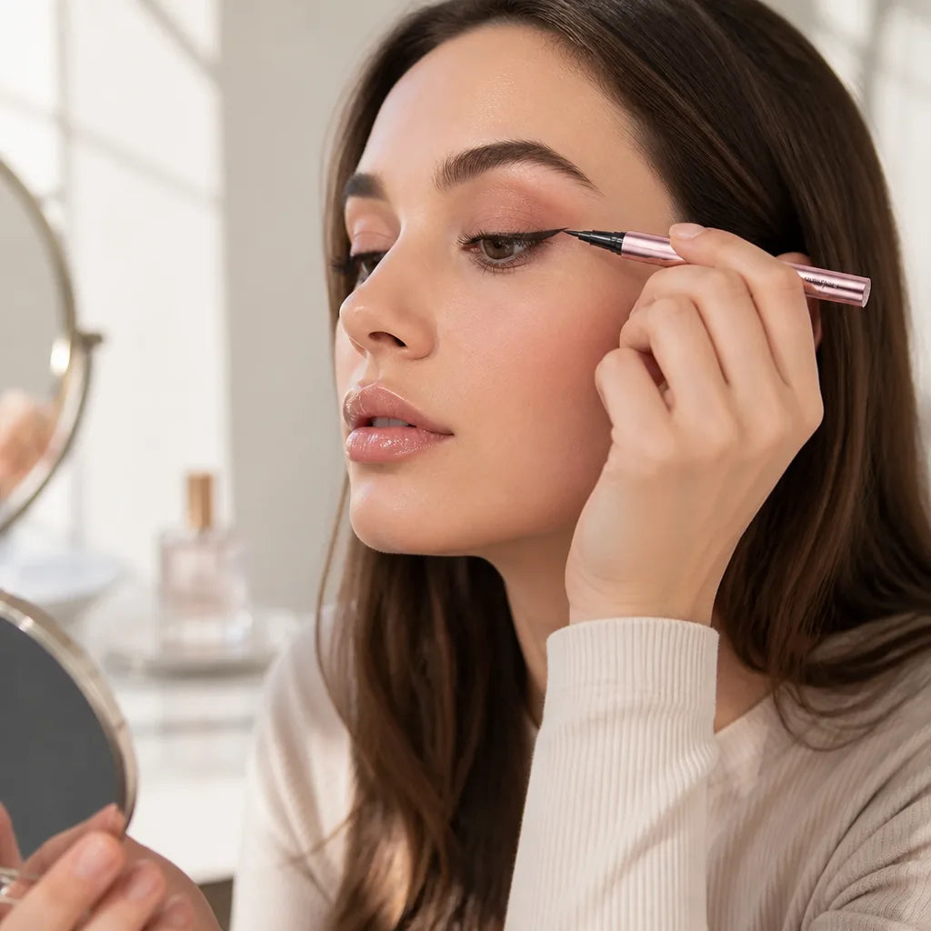 Liquid Eyeliner Waterproof Smudge-Proof Fine Tip