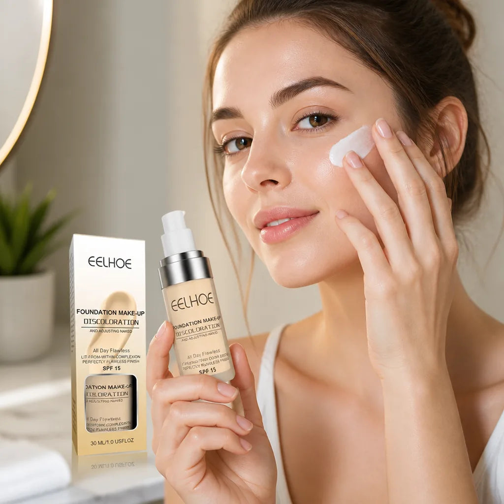 Liquid Foundation Color-Changing Lightweight & Long-Lasting