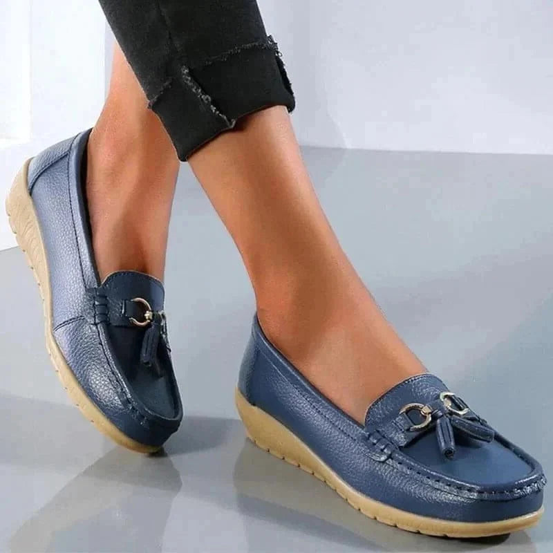 Loafers Slip-On Contoured Cushioned Insole & Breathable Upper