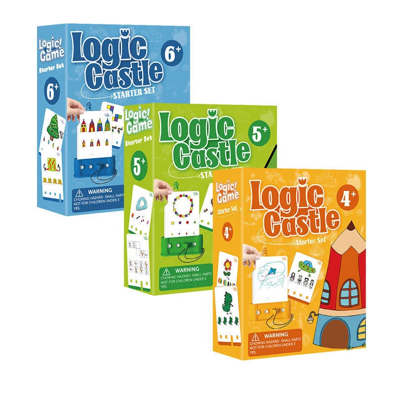 Logic Puzzle Game Screen-Free Self-Correcting Travel Toy