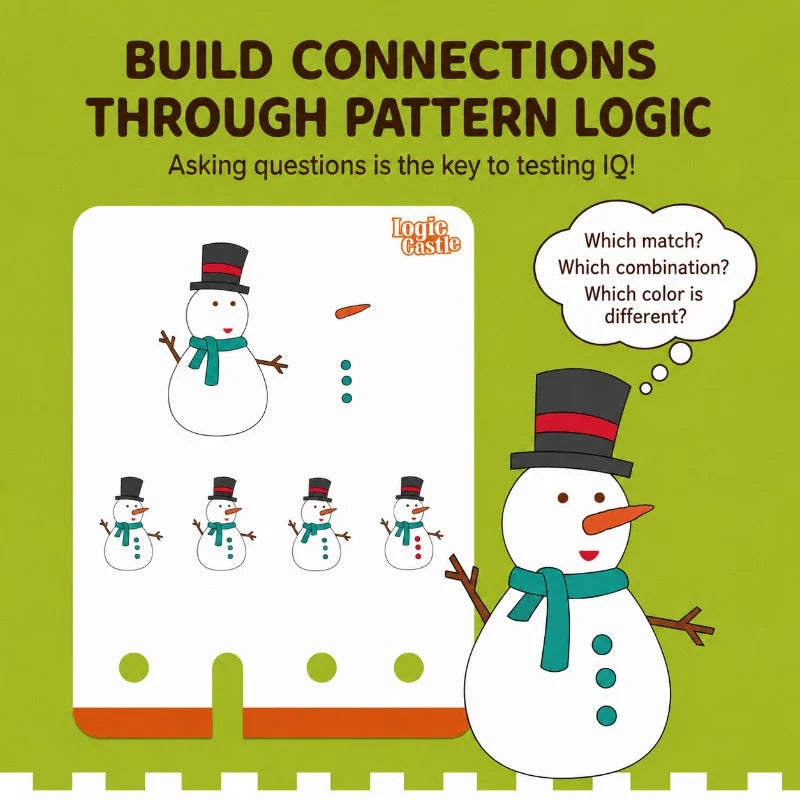 Logic Puzzle Game Screen-Free Self-Correcting Travel Toy
