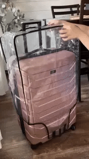 Luggage Cover Clear PVC Waterproof Scratch Protection