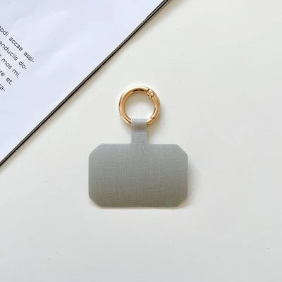 Luggage Tag Waterproof Silicone Secure Metal Ring