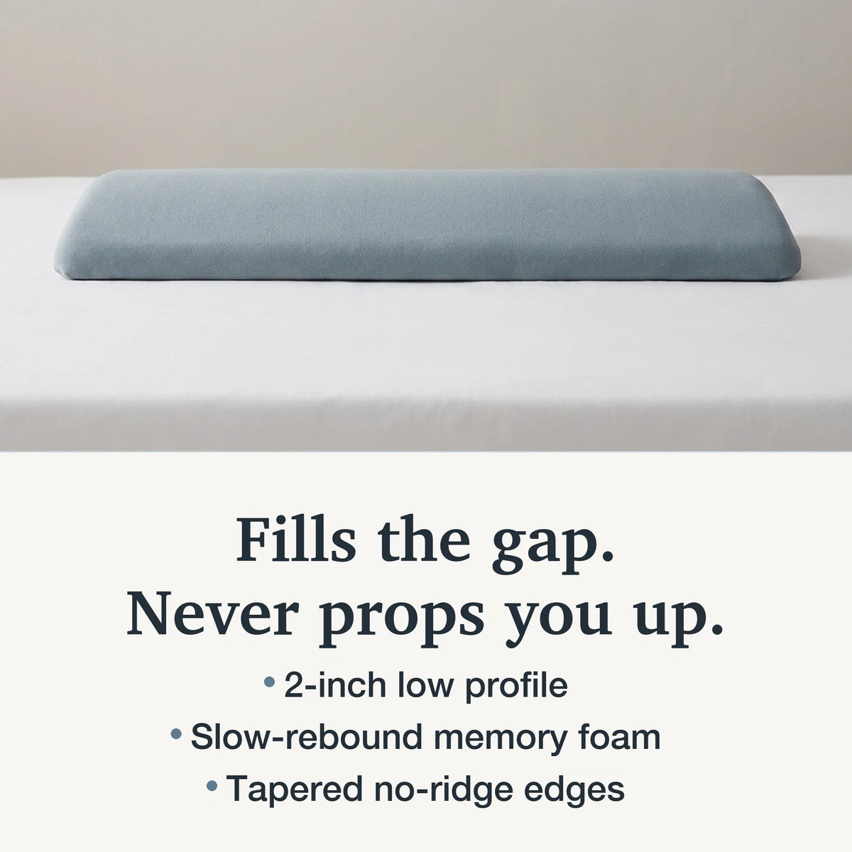 Lumbar Support Pillow Slow-Rebound Memory Foam & Tapered Edge