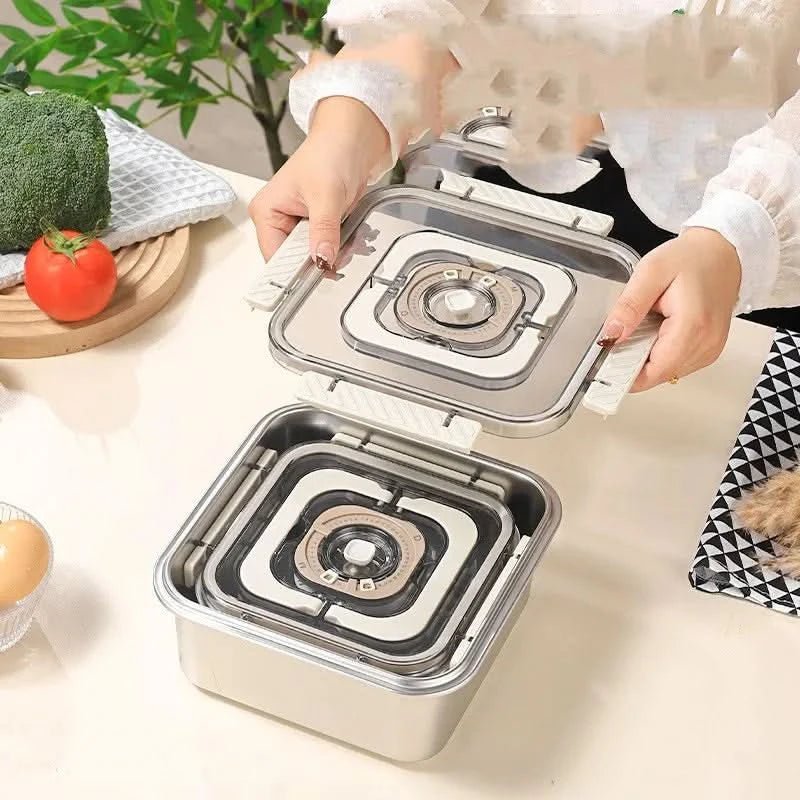 Lunch Box Stainless Steel Leak-Proof With Timer