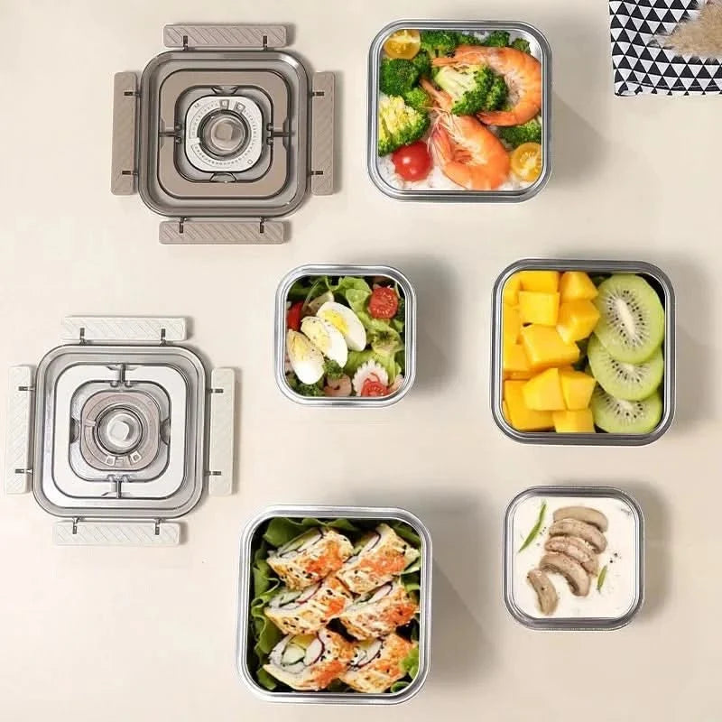 Lunch Box Stainless Steel Leak-Proof With Timer