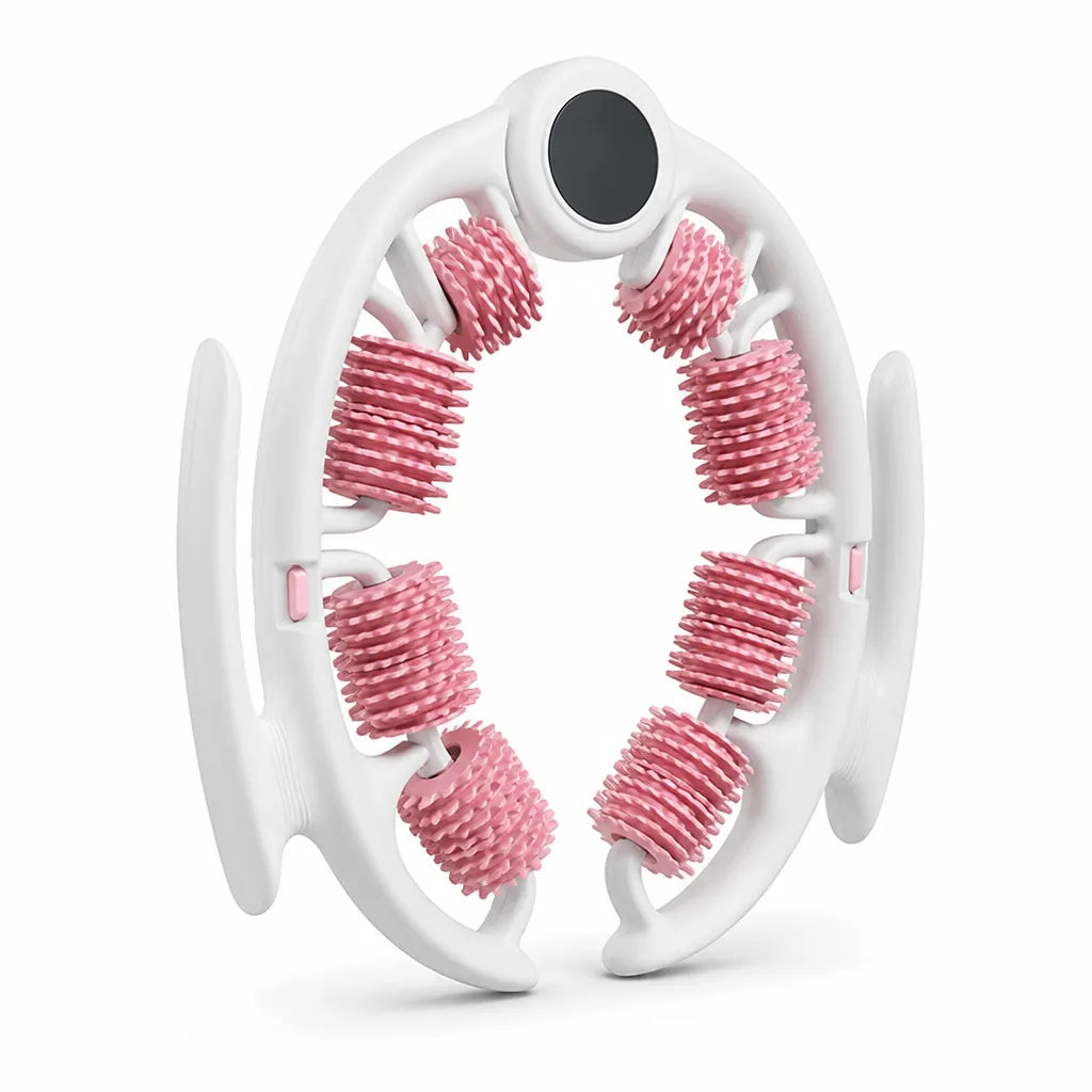 Lymph Drainage Massager Cordless Vibrating Silicone Head Bloating Relief