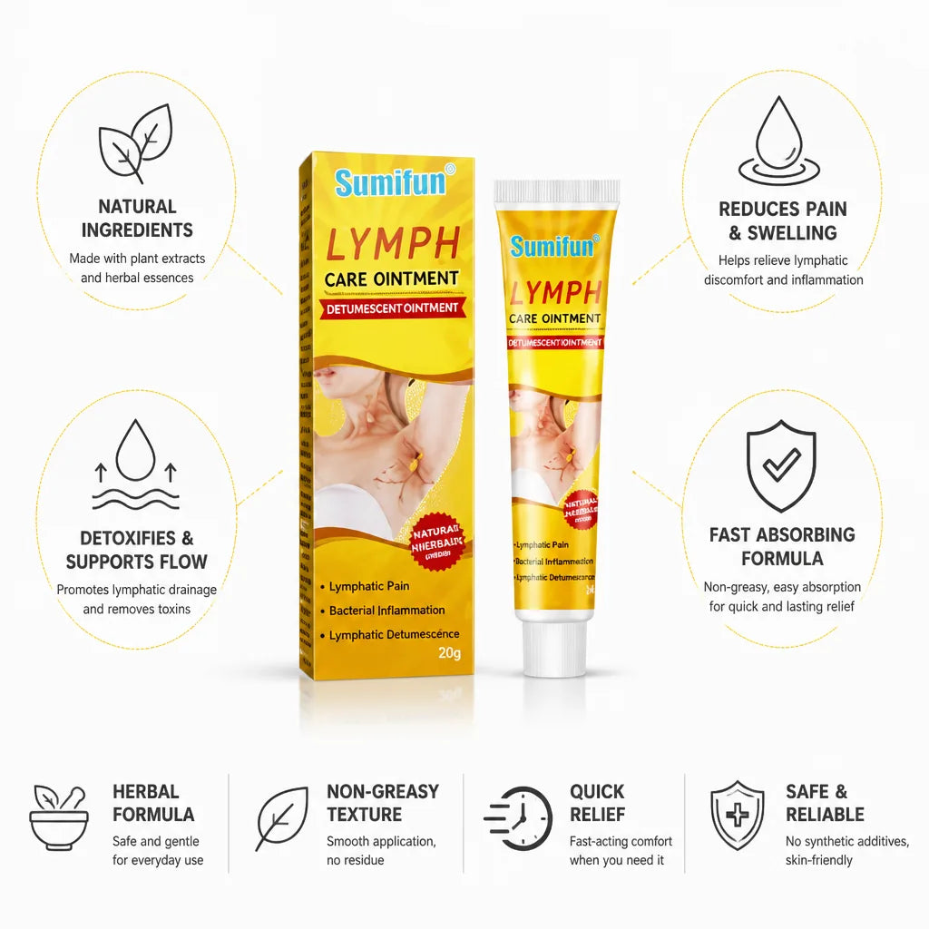 Lymphatic Drainage Cream Natural Anti-Inflammatory & Fast Absorbing