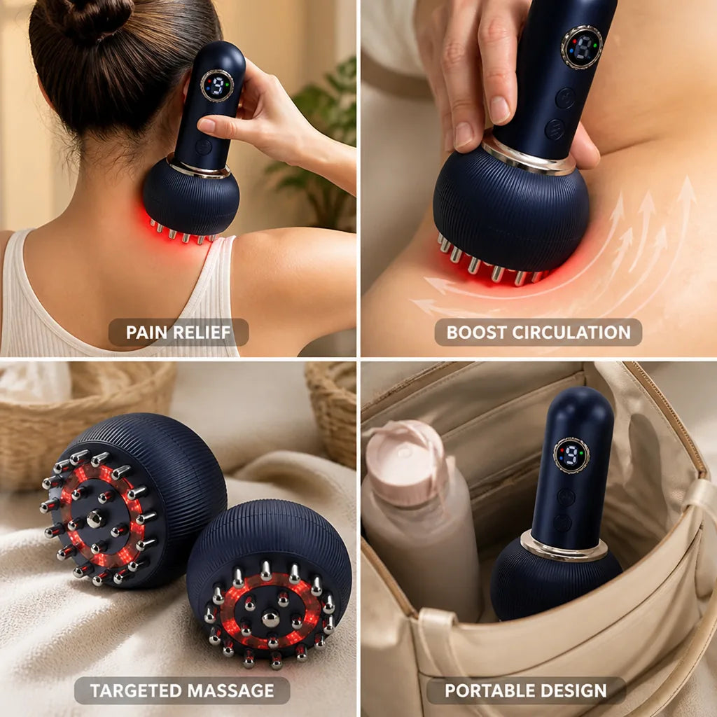 Lymphatic Massager Heat, Vibration & Red Light