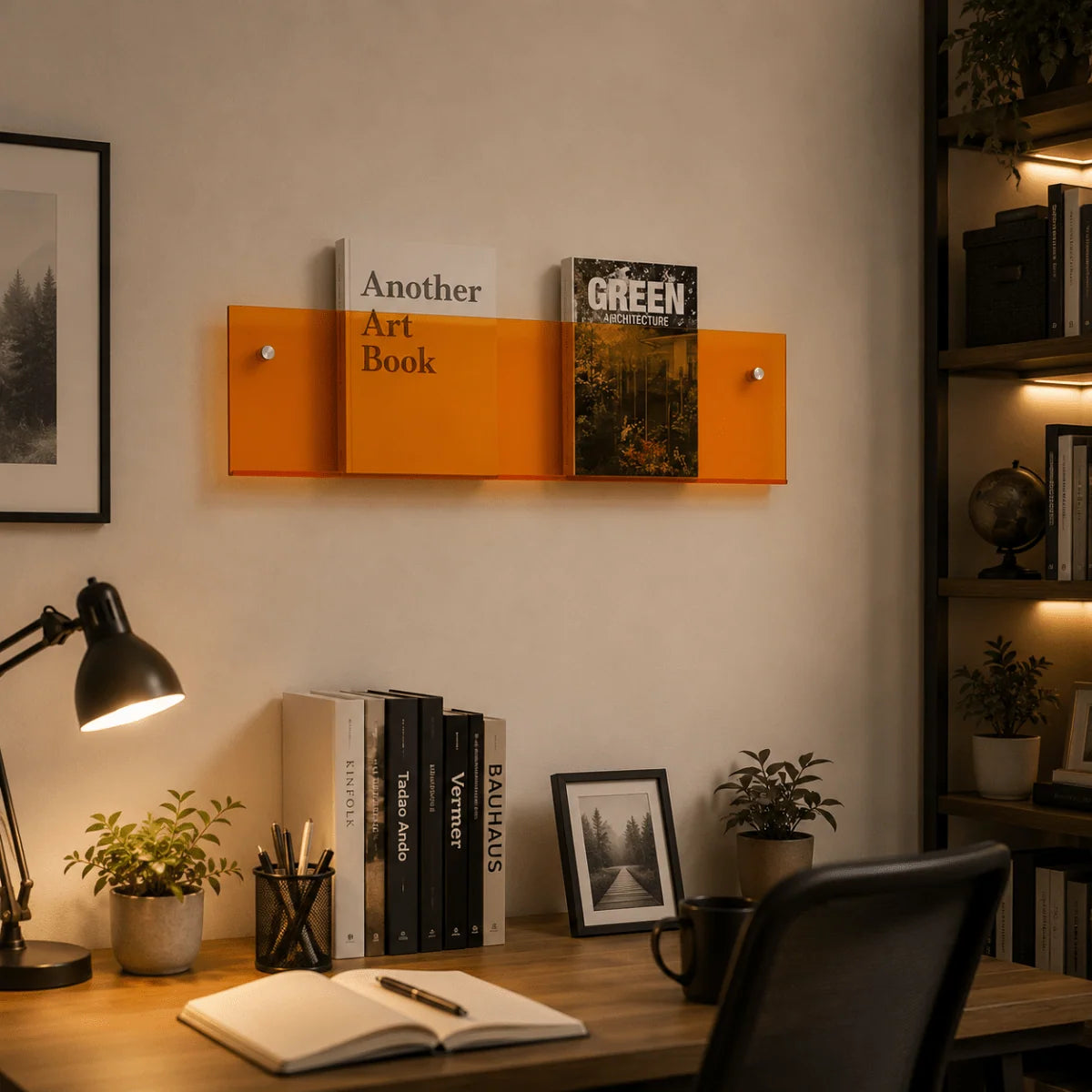 Magazine Holder Wall-Mounted Space-Saving Minimalist Design