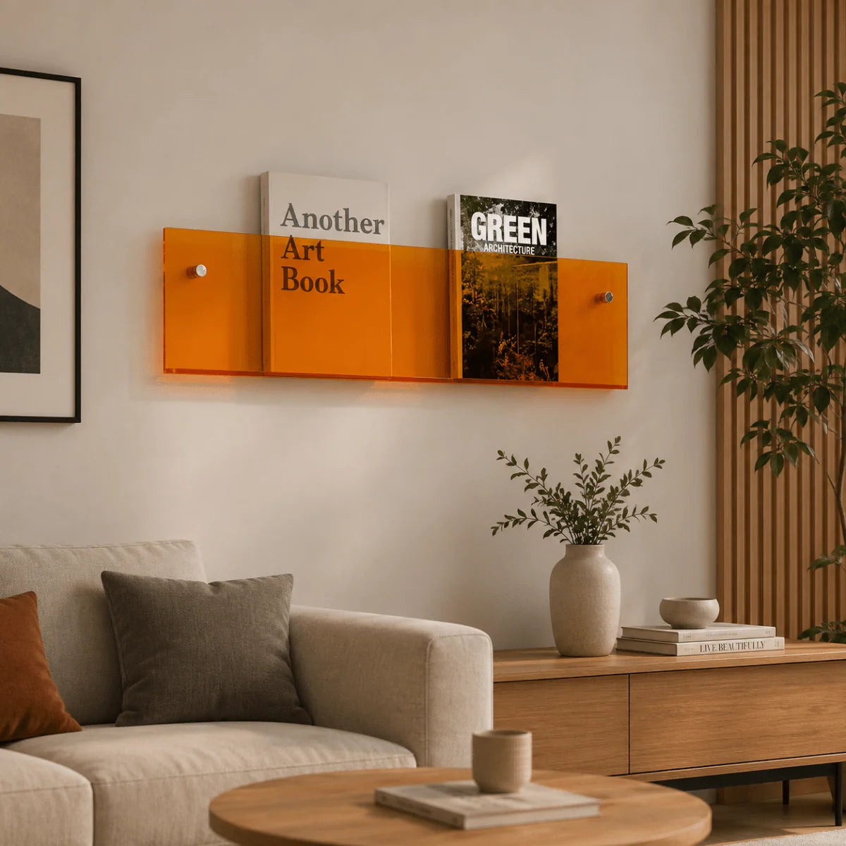 Magazine Holder Wall-Mounted Space-Saving Minimalist Design