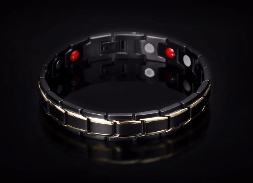 Magnetic Bracelet Stainless Steel Integrated Magnets Rust-Resistant