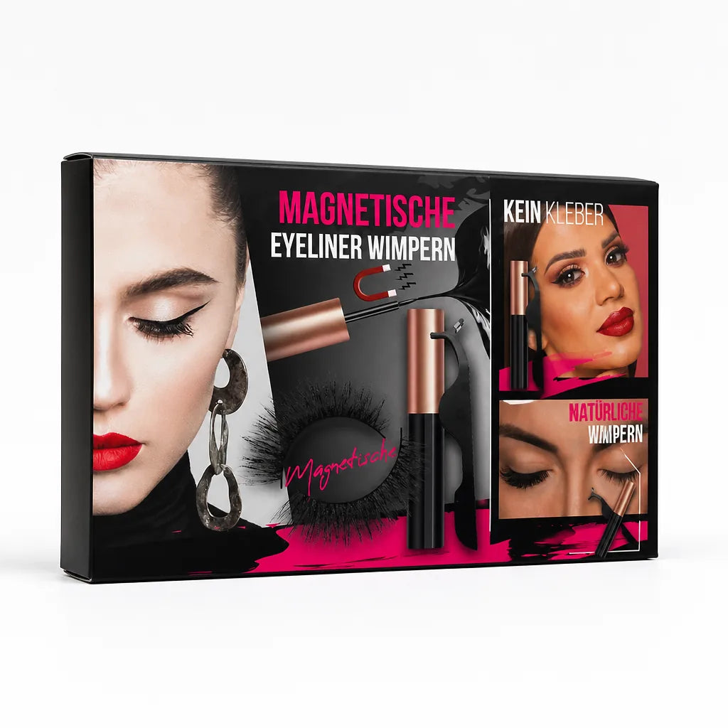 Magnetic Lashes Kit Reusable No Glue Ultra-Fine Eyeliner