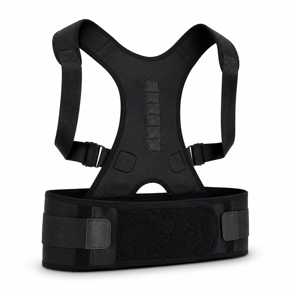Magnetic Therapy Posture-Correcting Back Support Brace