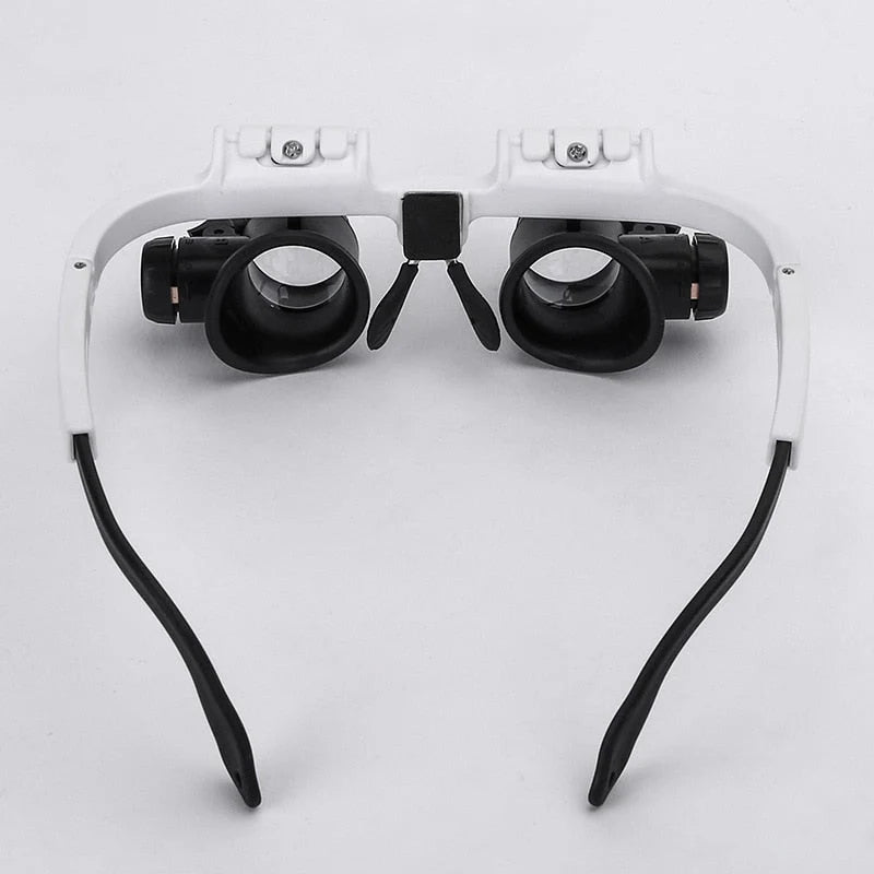 Magnifying Glasses 3-Level Magnification LED Lighting Adjustable Headband