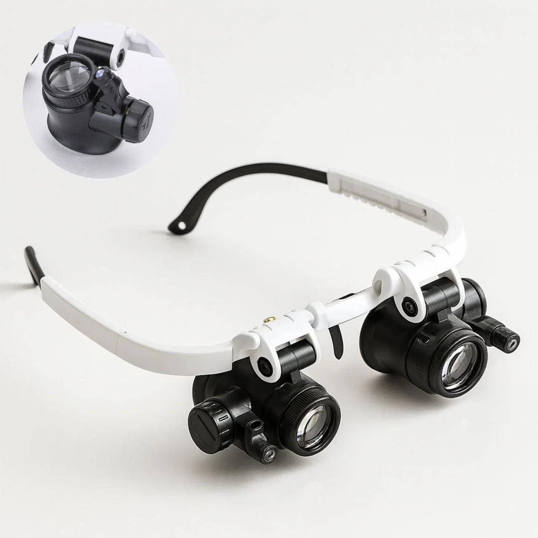 Magnifying Glasses LED Lights 3 Interchangeable Lenses