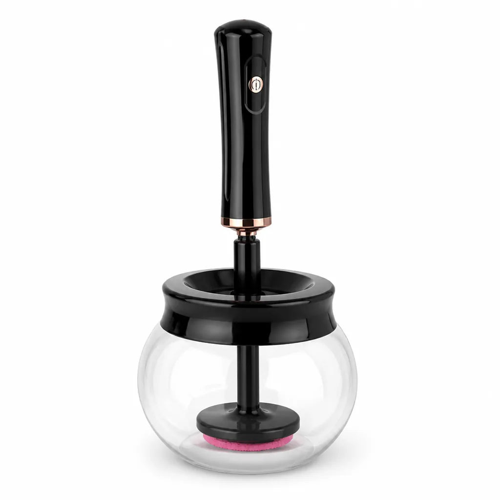 Makeup Brush Cleaner Spin & Dry 8 Silicone Rings
