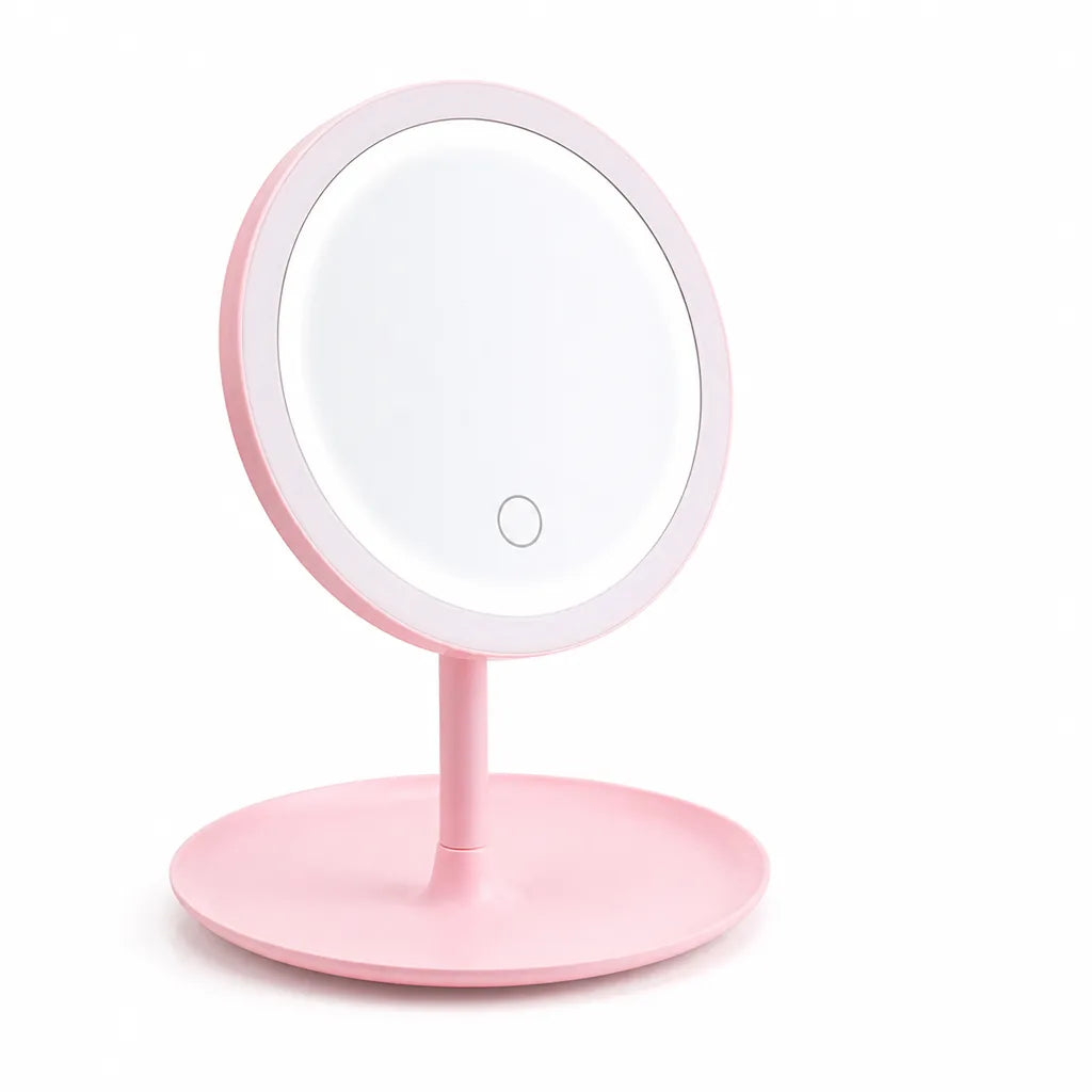 Makeup Mirror 5x Magnification Adjustable LED & USB Rechargeable