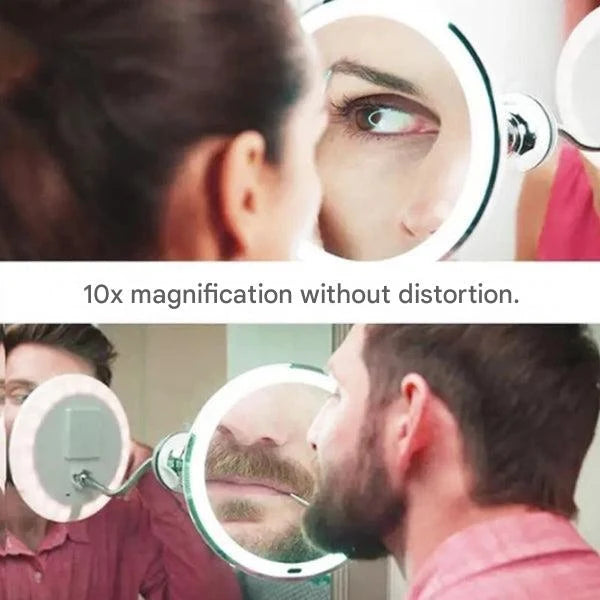 Makeup Mirror LED Lighting 10x Magnification