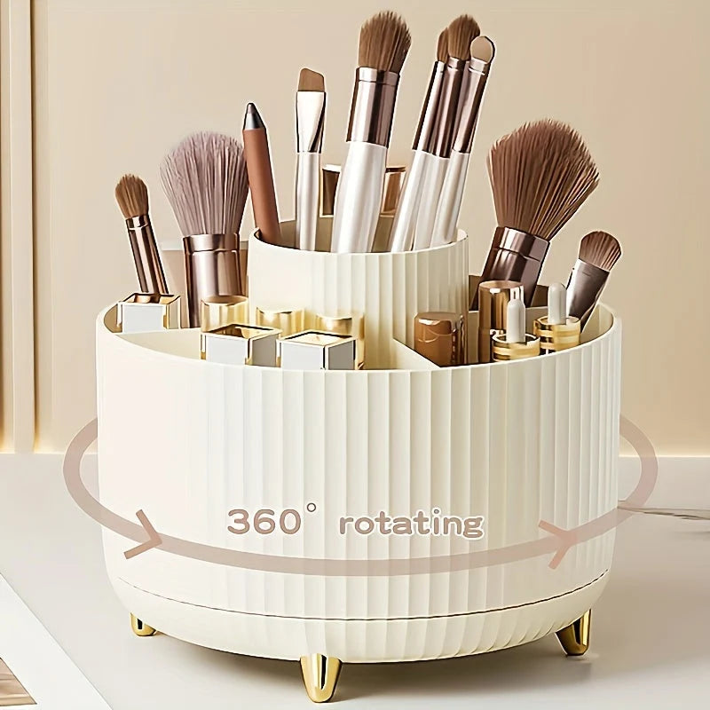 Makeup Organizer 360° Rotating Five Compartments