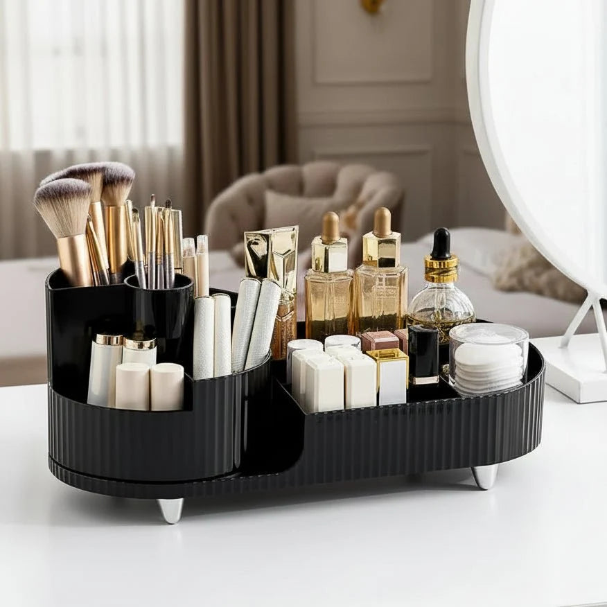 Makeup Organizer Plastic Vanity Storage