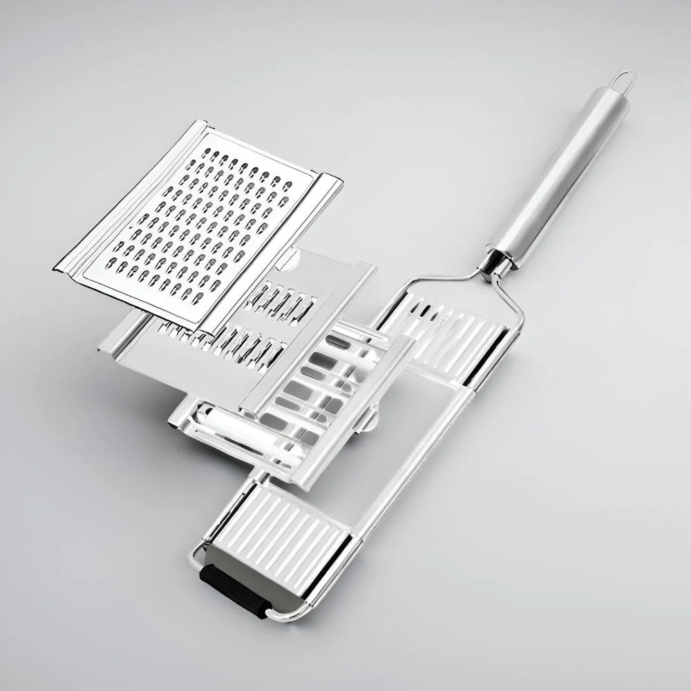 Mandoline Slicer Adjustable Thickness Stainless Steel Blades & Safety Guard