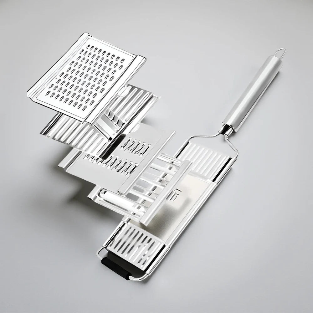 Mandoline Slicer Adjustable Thickness Stainless Steel Blades & Safety Guard