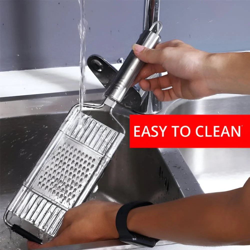 Mandoline Slicer Adjustable Thickness Stainless Steel Blades & Safety Guard