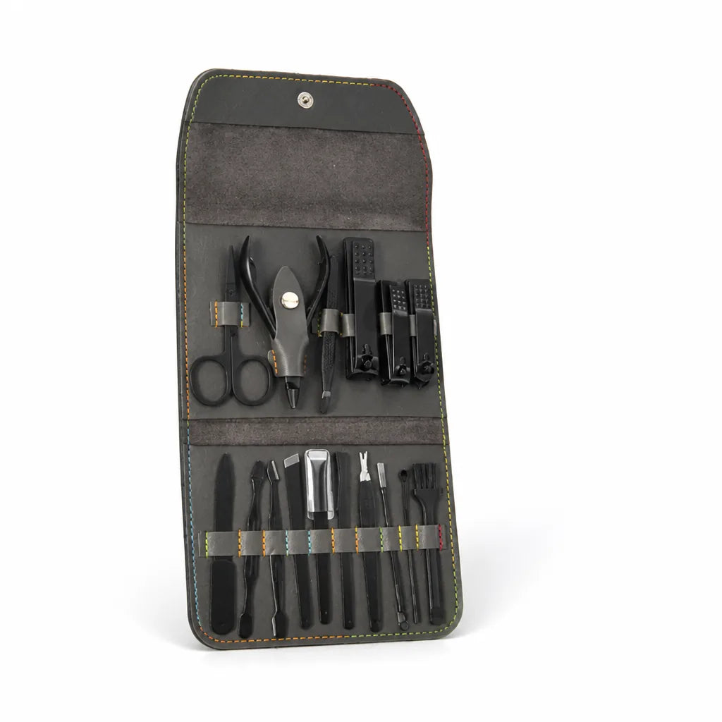 Manicure & Pedicure Kit 16-Piece Stainless Steel Tools