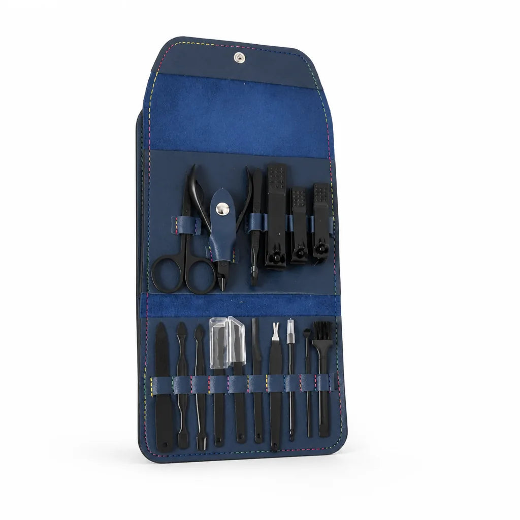 Manicure & Pedicure Kit 16-Piece Stainless Steel Tools