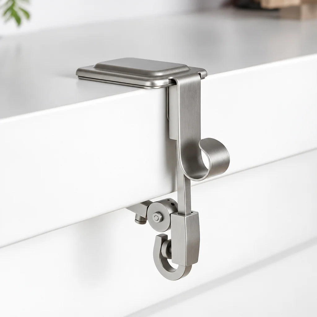 Mantel Stocking Hanger Cast Iron Adjustable Clamp