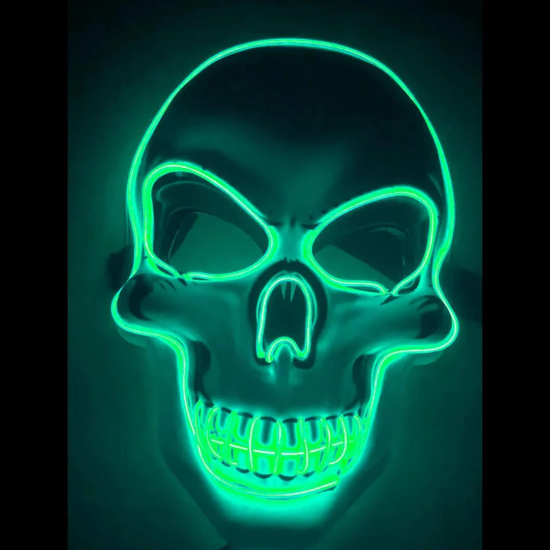 Mask LED Skeleton 10 Colors & 4 Modes