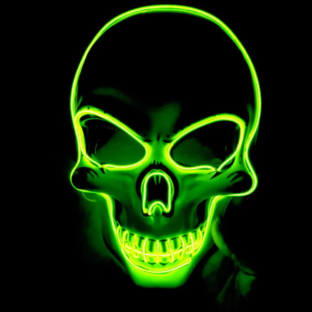 Mask LED Skeleton 10 Colors & 4 Modes
