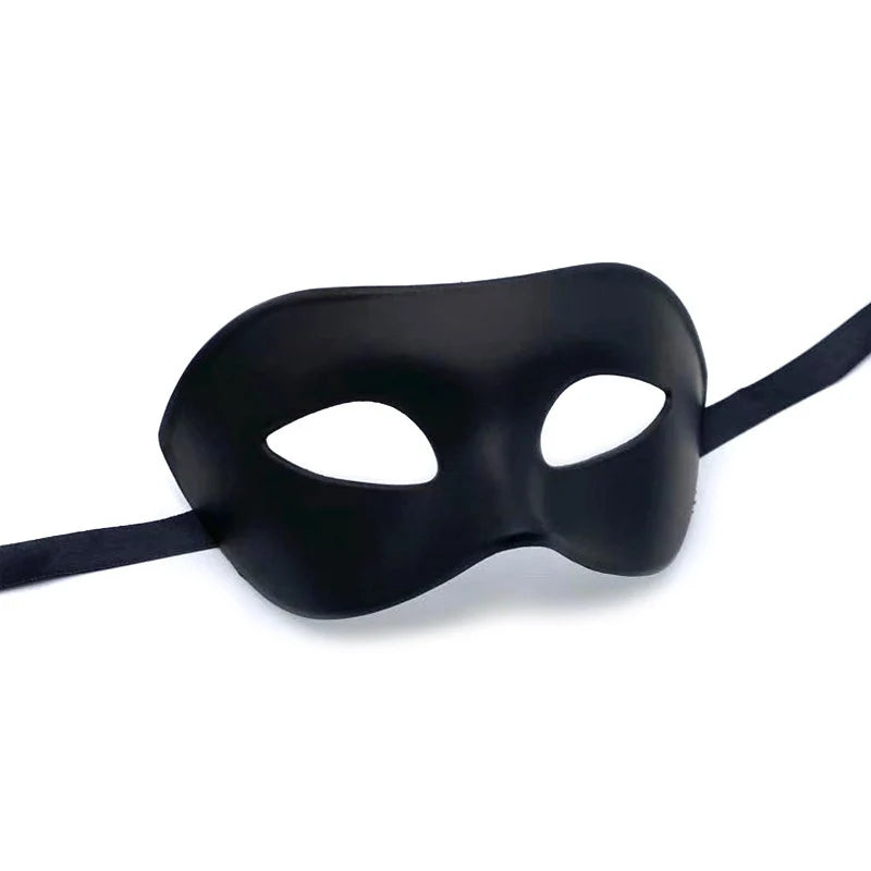 Masquerade Mask Adjustable Strap Smooth Finish Wipe-Clean Care