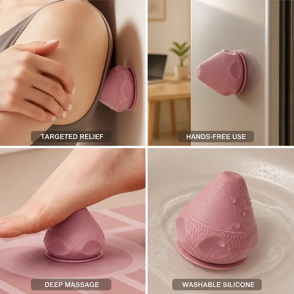 Massage Ball Deep-Tissue Silicone Suction Base