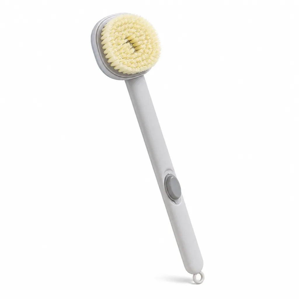 Massage Bath Brush Natural Boar Bristles & Long Handle