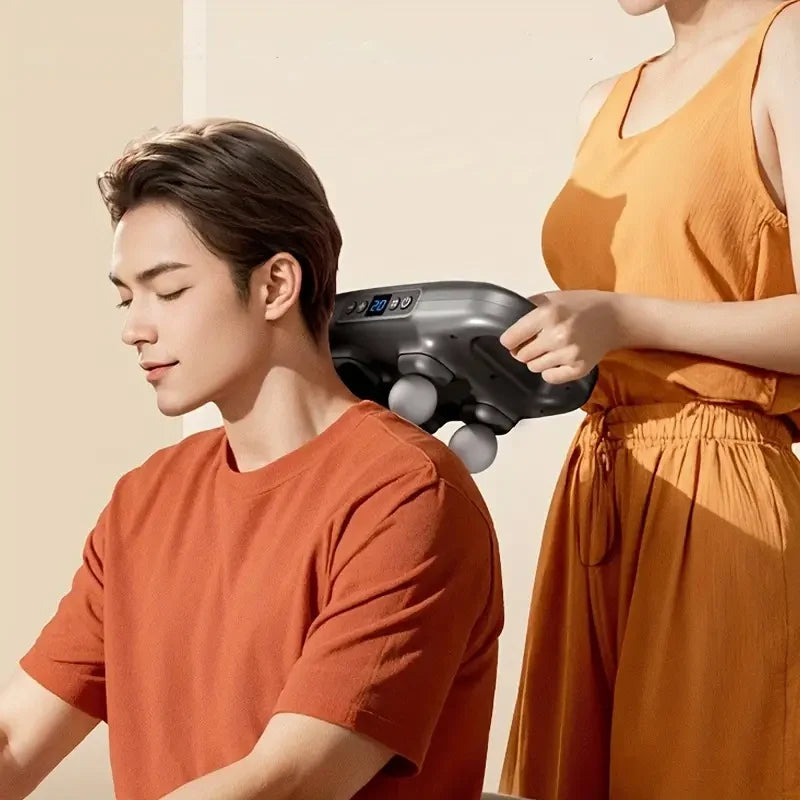 Massage Gun Deep Tissue Interchangeable Heads 120 Min Runtime