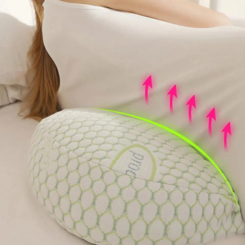 Maternity Nursing Pillow Adjustable Full-Body Machine Washable Bamboo Cover