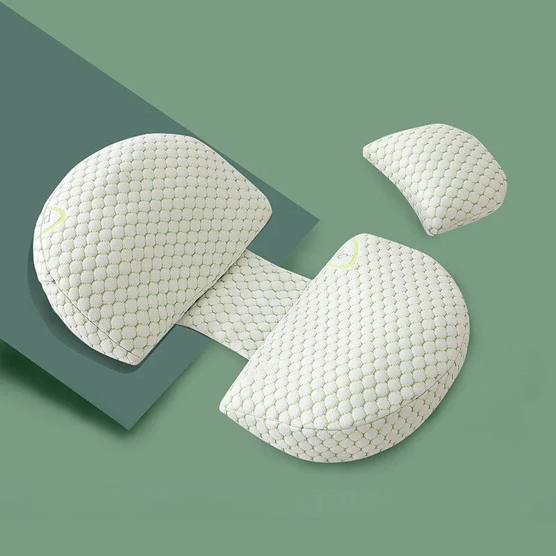 Maternity Nursing Pillow Adjustable Full-Body Machine Washable Bamboo Cover