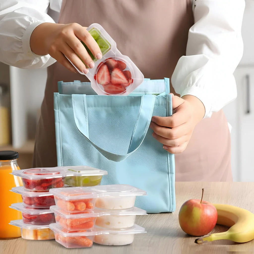 Meal Prep Containers Stackable Universal Lids Microwave Safe