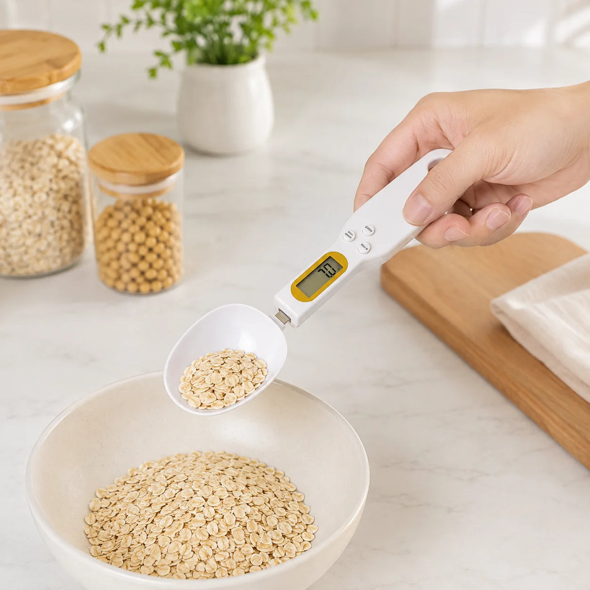 Measuring Spoon Digital Scale Tare Function Detachable Head