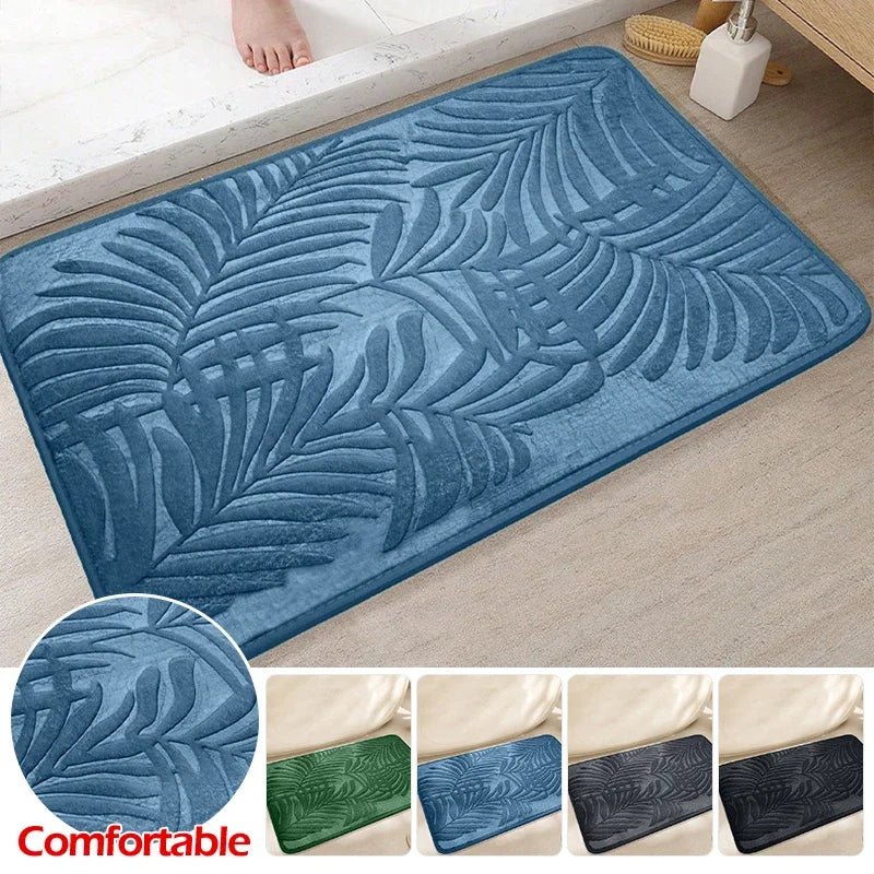 Memory Foam Bath Mat, Absorbent with Non-Slip Backing