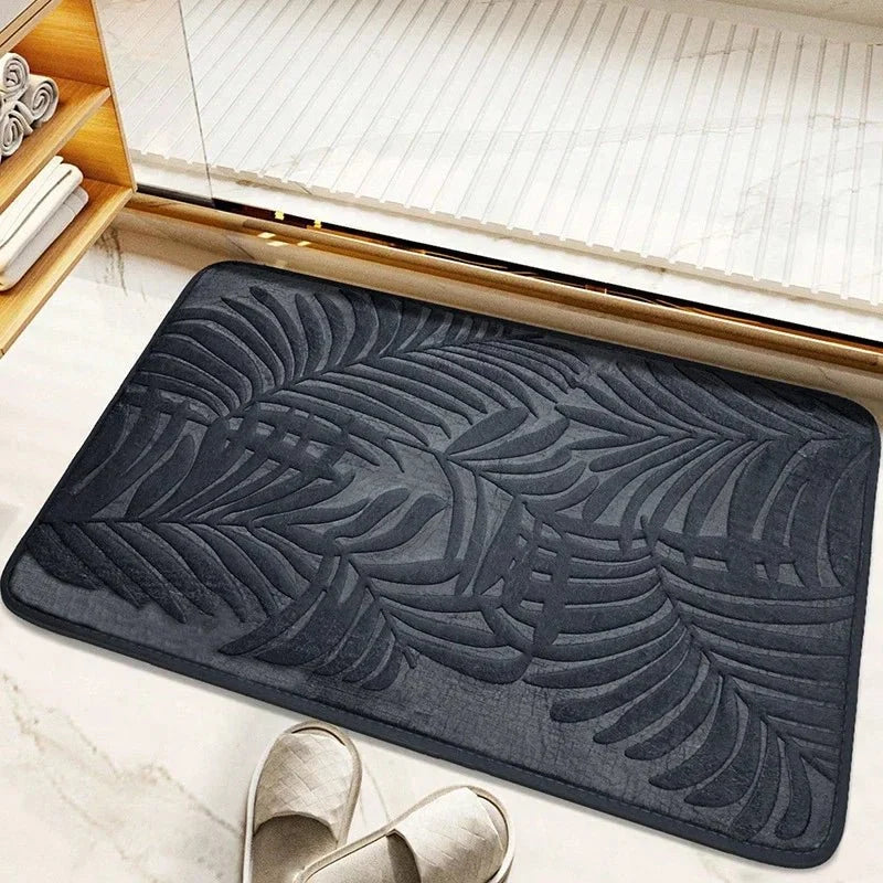 Memory Foam Bath Mat, Absorbent with Non-Slip Backing