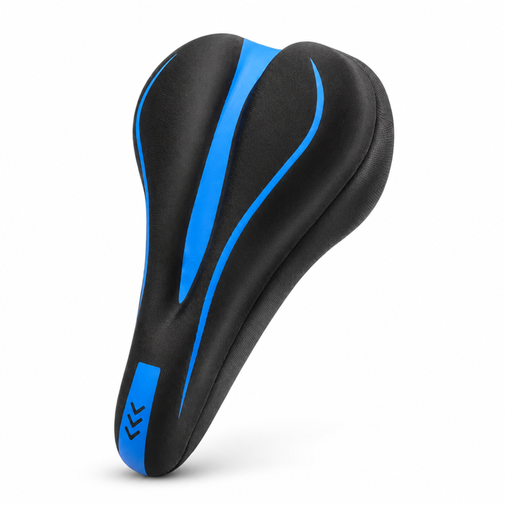 Memory Foam & Silicone Gel Non-Slip Saddle Cover