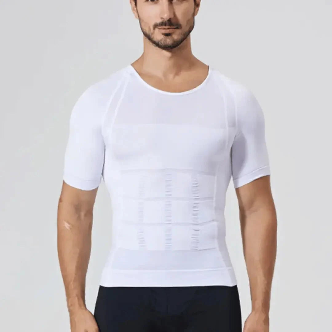 Men’s Compression Shirt Double-Layer Seamless Posture Support