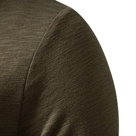 Men’s Henley Shirt 100% Cotton Slim Fit Lightweight