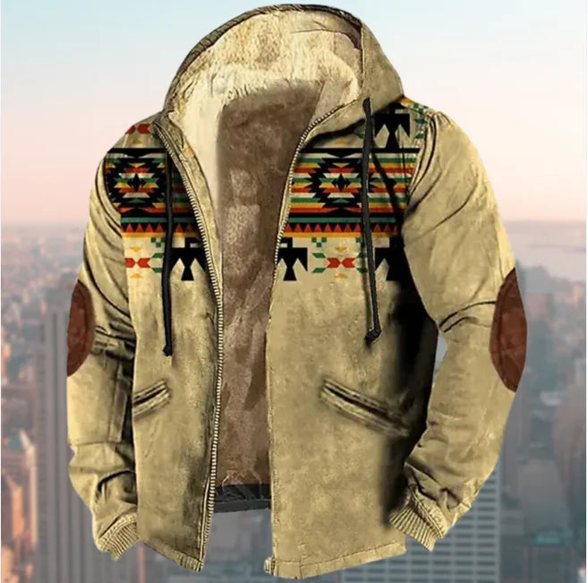 Men’s Hooded Jacket Waterproof Multi-Layer Lining